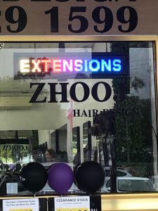 hair dressing Salon led signs